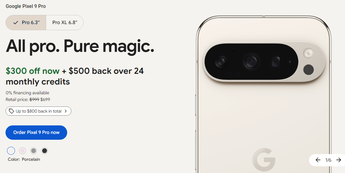 Google pixel 9 pro