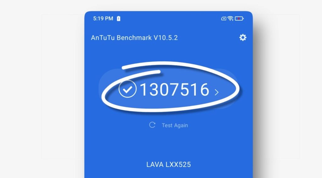 Lava Agni 4 anTuTu score